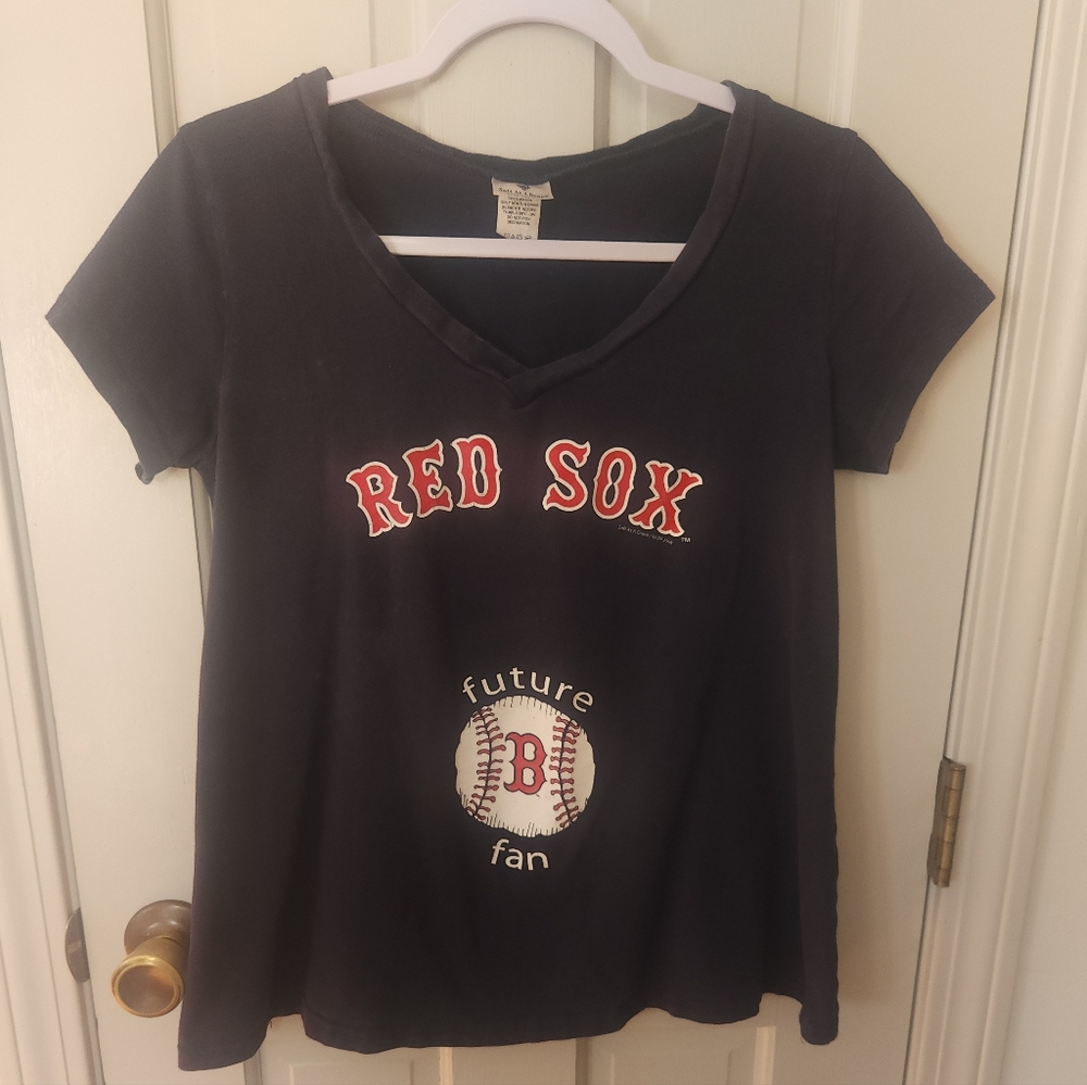 Kids Red Sox Black T-Shirt